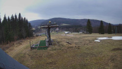 Horní část sjezdovky Skiareálu Ramzová