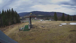 Horní část sjezdovky Skiareálu Ramzová