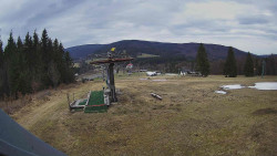 Horní část sjezdovky Skiareálu Ramzová