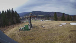 Horní část sjezdovky Skiareálu Ramzová