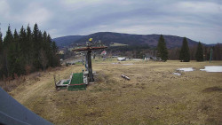 Horní část sjezdovky Skiareálu Ramzová