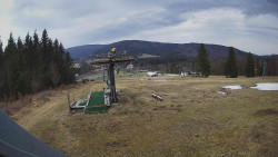 Horní část sjezdovky Skiareálu Ramzová