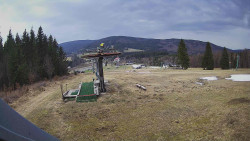 Horní část sjezdovky Skiareálu Ramzová