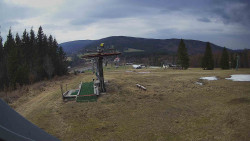 Horní část sjezdovky Skiareálu Ramzová