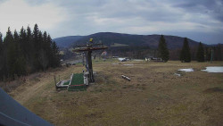 Horní část sjezdovky Skiareálu Ramzová