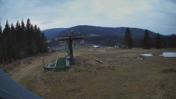 Horní část sjezdovky Skiareálu Ramzová