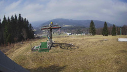 Horní část sjezdovky Skiareálu Ramzová