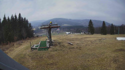 Horní část sjezdovky Skiareálu Ramzová