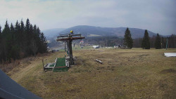 Horní část sjezdovky Skiareálu Ramzová