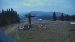 Horní část sjezdovky Skiareálu Ramzová