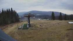 Horní část sjezdovky Skiareálu Ramzová