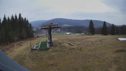 Horní část sjezdovky Skiareálu Ramzová