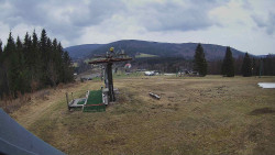 Horní část sjezdovky Skiareálu Ramzová