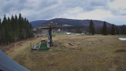 Horní část sjezdovky Skiareálu Ramzová