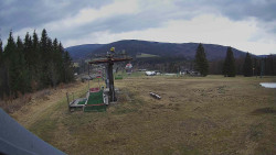 Horní část sjezdovky Skiareálu Ramzová