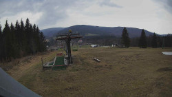 Horní část sjezdovky Skiareálu Ramzová