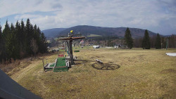 Horní část sjezdovky Skiareálu Ramzová