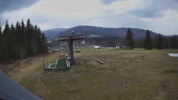 Horní část sjezdovky Skiareálu Ramzová