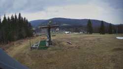 Horní část sjezdovky Skiareálu Ramzová