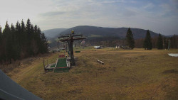 Horní část sjezdovky Skiareálu Ramzová