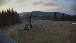 Horní část sjezdovky Skiareálu Ramzová