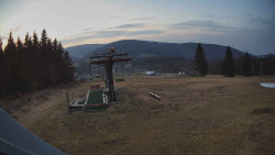 Horní část sjezdovky Skiareálu Ramzová