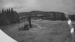 Horní část sjezdovky Skiareálu Ramzová