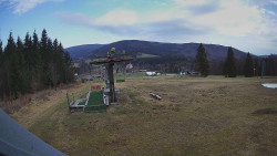 Horní část sjezdovky Skiareálu Ramzová