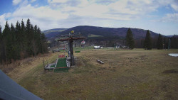 Horní část sjezdovky Skiareálu Ramzová