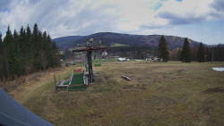 Horní část sjezdovky Skiareálu Ramzová