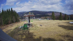 Horní část sjezdovky Skiareálu Ramzová