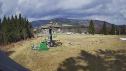 Horní část sjezdovky Skiareálu Ramzová