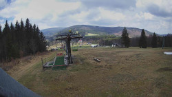 Horní část sjezdovky Skiareálu Ramzová