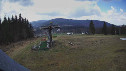 Horní část sjezdovky Skiareálu Ramzová