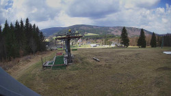 Horní část sjezdovky Skiareálu Ramzová