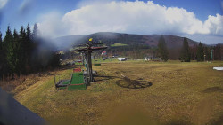 Horní část sjezdovky Skiareálu Ramzová