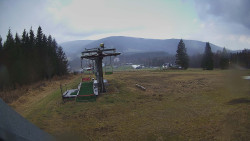 Horní část sjezdovky Skiareálu Ramzová