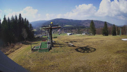 Horní část sjezdovky Skiareálu Ramzová