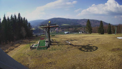 Horní část sjezdovky Skiareálu Ramzová