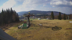 Horní část sjezdovky Skiareálu Ramzová