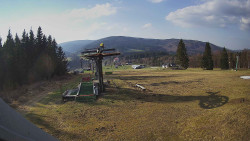 Horní část sjezdovky Skiareálu Ramzová