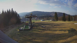 Horní část sjezdovky Skiareálu Ramzová