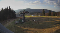 Horní část sjezdovky Skiareálu Ramzová