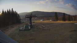 Horní část sjezdovky Skiareálu Ramzová