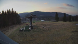 Horní část sjezdovky Skiareálu Ramzová