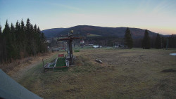 Horní část sjezdovky Skiareálu Ramzová