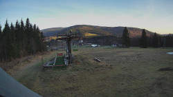 Horní část sjezdovky Skiareálu Ramzová