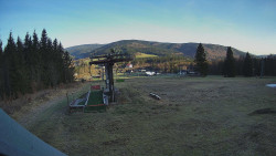 Horní část sjezdovky Skiareálu Ramzová