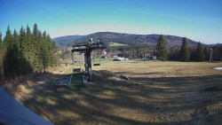 Horní část sjezdovky Skiareálu Ramzová