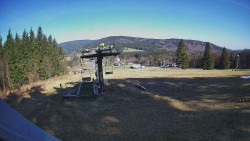 Horní část sjezdovky Skiareálu Ramzová